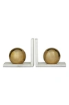 COSMO BY COSMOPOLITAN GOLD MARBLE ORB BOOKENDS