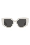 Prada Pr 14zs 1425s0 50mm Womens Fashion Sunglasses In Bone