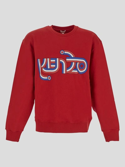 Kenzo Oversized Sweatshirt In Red