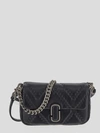 Marc Jacobs The Shounder Shoulder Bag In Black Leather In Black