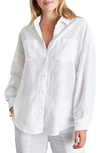 BED THREADS LONG SLEEVE LINEN BUTTON-UP SHIRT