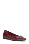 Jessica Simpson Cazzedy Pointed Toe Flat In Malbec