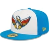 New Era Men's  White, Royal Pelicanos De Myrtle Beach Copa De La Diversion 59fifty Fitted Hat In White
