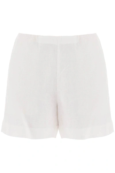 Polo Ralph Lauren Linen Shorts In White