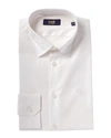 Cavalli Class Slim Fit Textured Dress Shirt In White