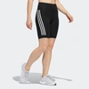 Adidas Originals Women's Optime Trainicons 3-stripes Bike Short Tights In Black
