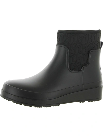 Tommy Hilfiger Zip-fastening Rain Boots In Black