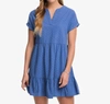 SOUTHERN TIDE Colette Swiss Dot Dress In Seven Seas Blue