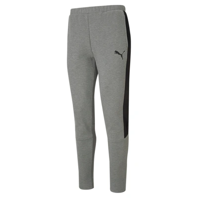 Puma Evostripe Core Pants In Medium Gray Heather