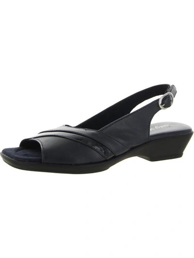 Easy Street Harriet Womens Open Toe Comfort Slingback Sandals In Multi