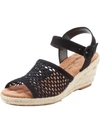 WALKING CRADLES AVERY WOMENS LEATHER ANKLE STRAP ESPADRILLES