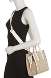 Calvin Klein Millie Small Convertible Shoulder Bag In Neutral