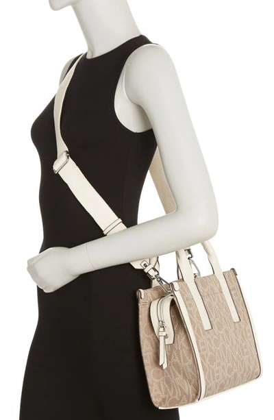 Calvin Klein Millie Small Convertible Shoulder Bag In Mushroom