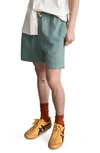 Madewell Cotton Everywhere Shorts In Summer Breeze