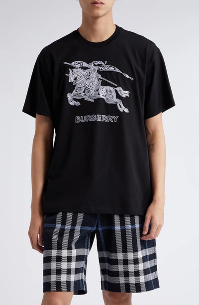 BURBERRY DEZI EMBROIDERED EKD T-SHIRT