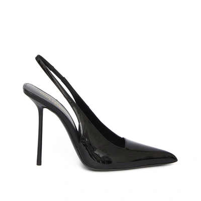 Saint Laurent Kiss Slingback-pumps 115mm In Black