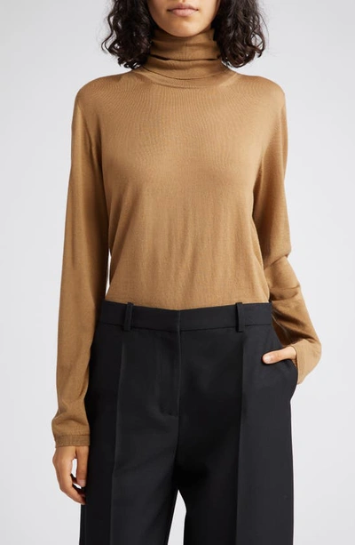 Max Mara Palos Turtleneck Sweater In Nude & Neutrals