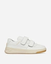 Acne Studios White Velcro Perey Sneakers In White