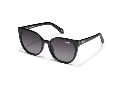 Quay Staycation In Black,smoke Polarized