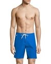 Sundek Drawstring Swim Trunks In Blue