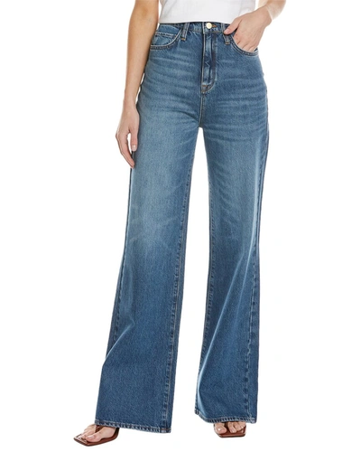 Triarchy Ms. Onassis High-rise Wide-leg Jeans In Blue