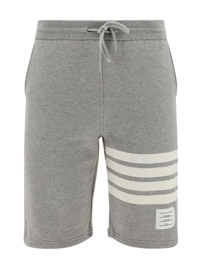 Thom Browne Shorts In Light Grey