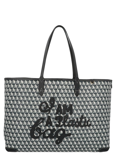 ANYA HINDMARCH I AM A PLASTIC BAG SHOPPER BAG TOTE BAG MULTICOLOR