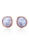 MONICA VINADER SIREN SEMIPRECIOUS STONE STUD EARRINGS,RP-EA-SSTU-AGB