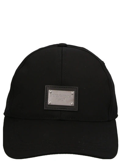 DOLCE & GABBANA LOGO PLAQUE CAP