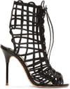 SOPHIA WEBSTER SOPHIA WEBSTER BLACK DELPHINE SANDALS