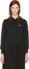 COMME DES GARÇONS PLAY Black Heart Patch Hoodie,T173