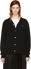 Comme Des Garçons Play Comme Des Garcons Play Black Heart Patch Cardigan In 1 Black