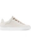 BALENCIAGA ARENA CRINKLED-LEATHER SNEAKERS