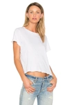 Re/done White Hanes Edition 1950s Boxy T-shirt In Vintage White