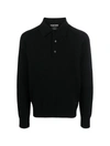 Tom Ford Long Sleeve Dress Shirt In Black
