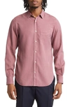 OFFICINE GENERALE GARMENT DYED LYOCELL BUTTON-UP SHIRT