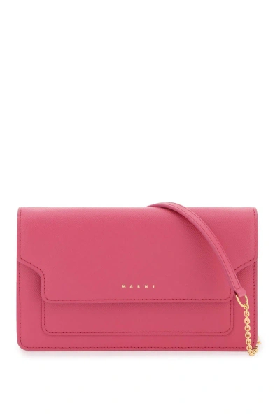 Marni Wallet Trunk Bag In Light Orchid (pink)