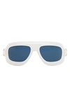 Dior Lady 9522 M1i Acetate Wrap Sunglasses In Crl