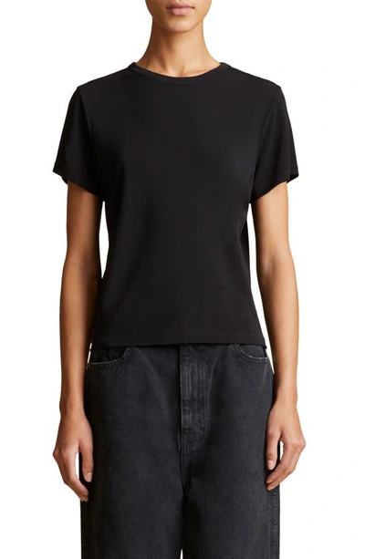 Khaite Emmylou Tee Shirt In Washed Black