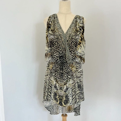 Pre-owned Camilla Pinted Sleeveless Dress