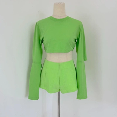 Pre-owned Jacquemus Crop Top And Shorts Set