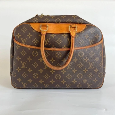 Pre-owned Louis Vuitton Monogram Canvas Deauville Bag