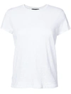 Atm Anthony Thomas Melillo Slub Jersey Schoolboy Crewneck T Shirt In White