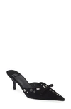 Jeffrey Campbell Gratis Pointed Toe Mule In Black
