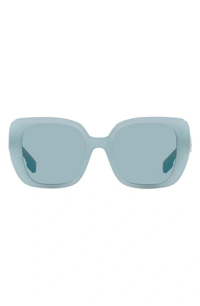 Burberry Woman Sunglass Be4371 Helena In Blue