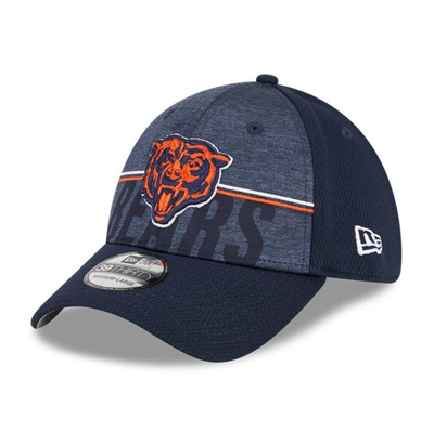 New Era Navy Chicago Bears 2023 Nfl Training Camp Alternate Logo 39thirty Flex Fit Hat