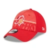 New Era Red Tampa Bay Buccaneers 2023 Nfl Training Camp Throwback 39thirty Flex Fit Hat In Red