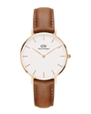 Daniel Wellington Classic Durham Watch, 36mm In Brown