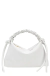 Proenza Schouler Mini Drawstring Top Handle Bag In Optic White