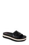 NATIONAL COMFORT KAI SCRUNCHIE PLATFORM SLIDE SANDAL